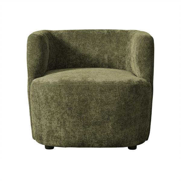 Poltroncina da interni in tessuto 75x72x68 cm verde - Seattle