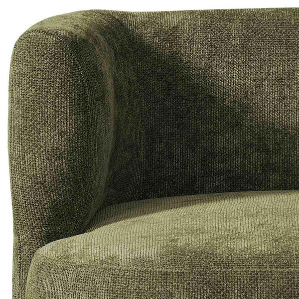 Poltroncina da interni in tessuto 75x72x68 cm verde - Seattle