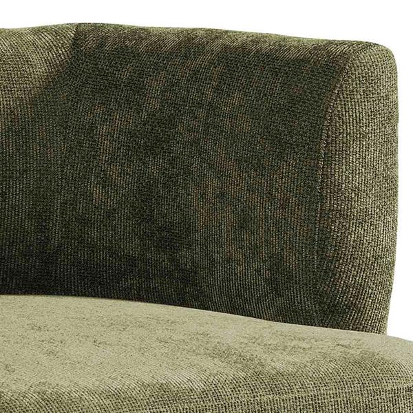 Poltroncina da interni in tessuto 75x72x68 cm verde - Seattle