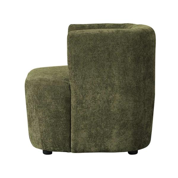 Poltroncina da interni in tessuto 75x72x68 cm verde - Seattle