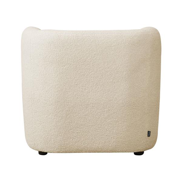 Poltrona teddy beige da interni 75x70x68 cm - Seattle