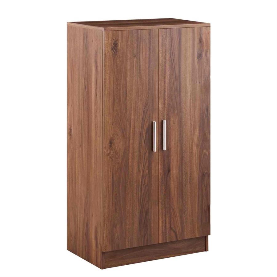Scarpiera in legno color noce 108x55x36 cm con 7 ripiani - Giulia