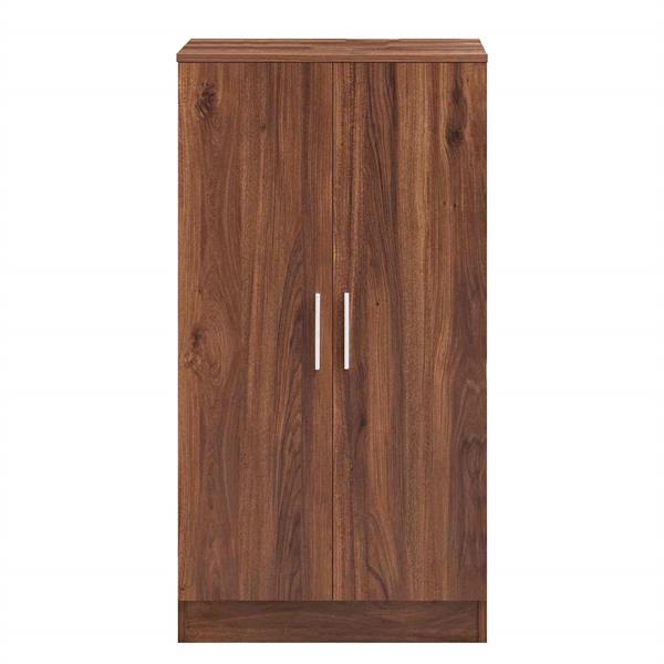 Scarpiera in legno color noce 108x55x36 cm con 7 ripiani - Giulia