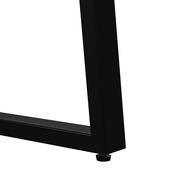 Tavolo da pranzo industrial color noce 180x90x76 cm - Henry