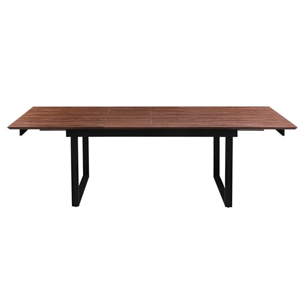 Tavolo allungabile da pranzo 160-240x90x76h cm con top in noce - Henry