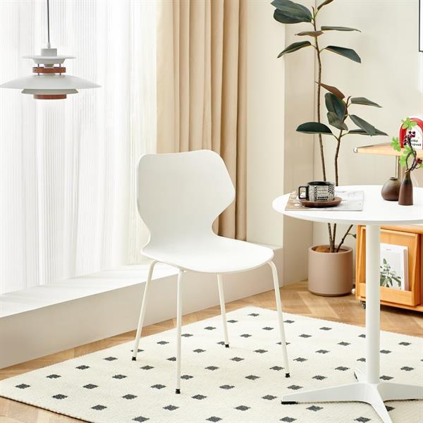 Set da 4 sedie design moderno bianche - Selene