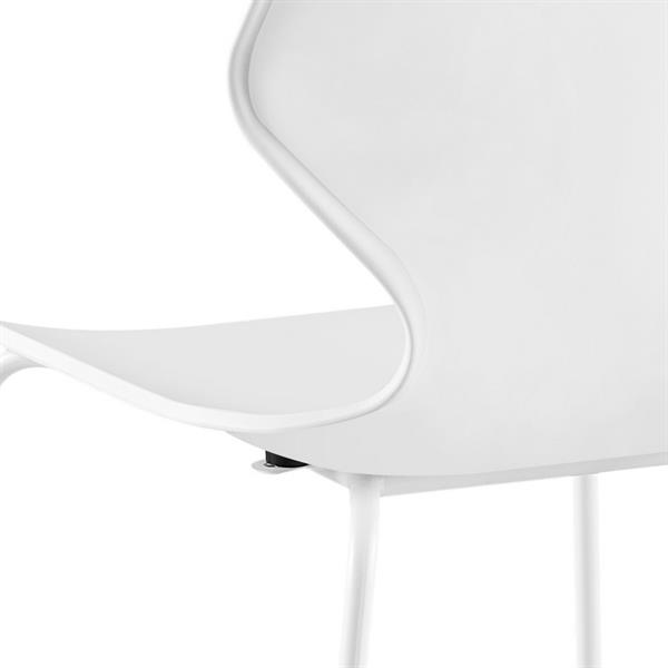 Set da 4 sedie design moderno bianche - Selene