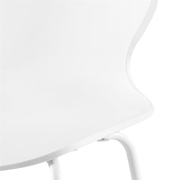 Set da 4 sedie design moderno bianche - Selene