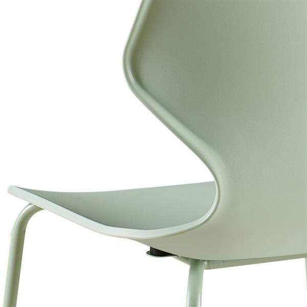 Set da 4 sedie da salotto moderne verdi - Selene