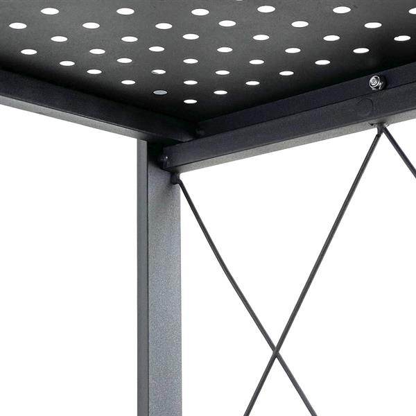 Scaffale metallico richiudibile 5 ripiani