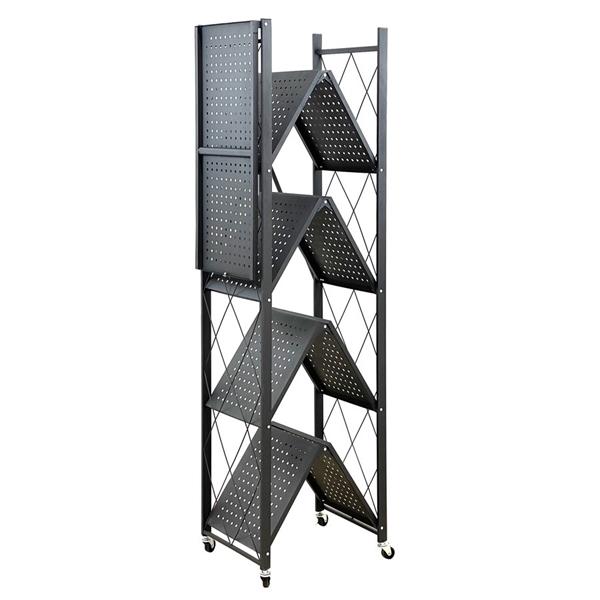 Scaffale metallico richiudibile 5 ripiani