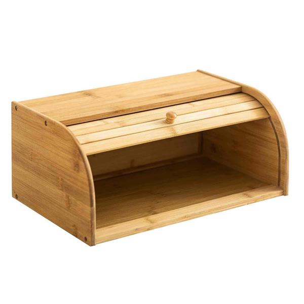 Scatola porta pane in bamboo naturale 40x27x17,5 cm