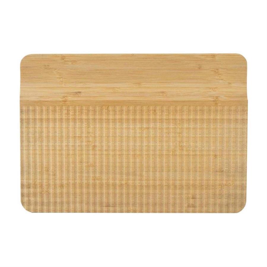 Tagliere in legno di bambù naturale 34x24x1,6 cm