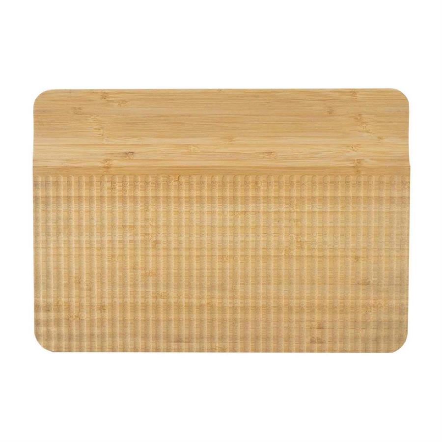 Tagliere in legno di bambù naturale 34x24x1,6 cm
