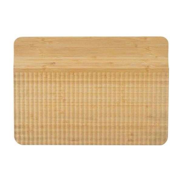 Tagliere in legno di bambù naturale 34x24x1,6 cm