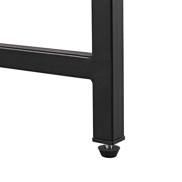 Scrivania ufficio industrial 120x60x76 cm con struttura in metallo - Tyler