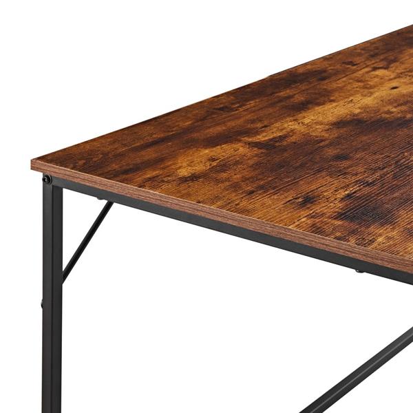 Scrivania ufficio industrial 120x60x76 cm con struttura in metallo - Tyler