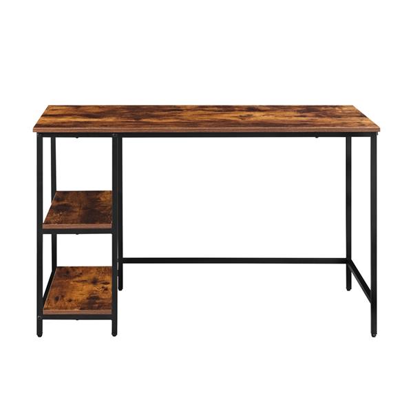 Scrivania moderna industrial con 2 ripiani 120x60x75 cm - Tyler