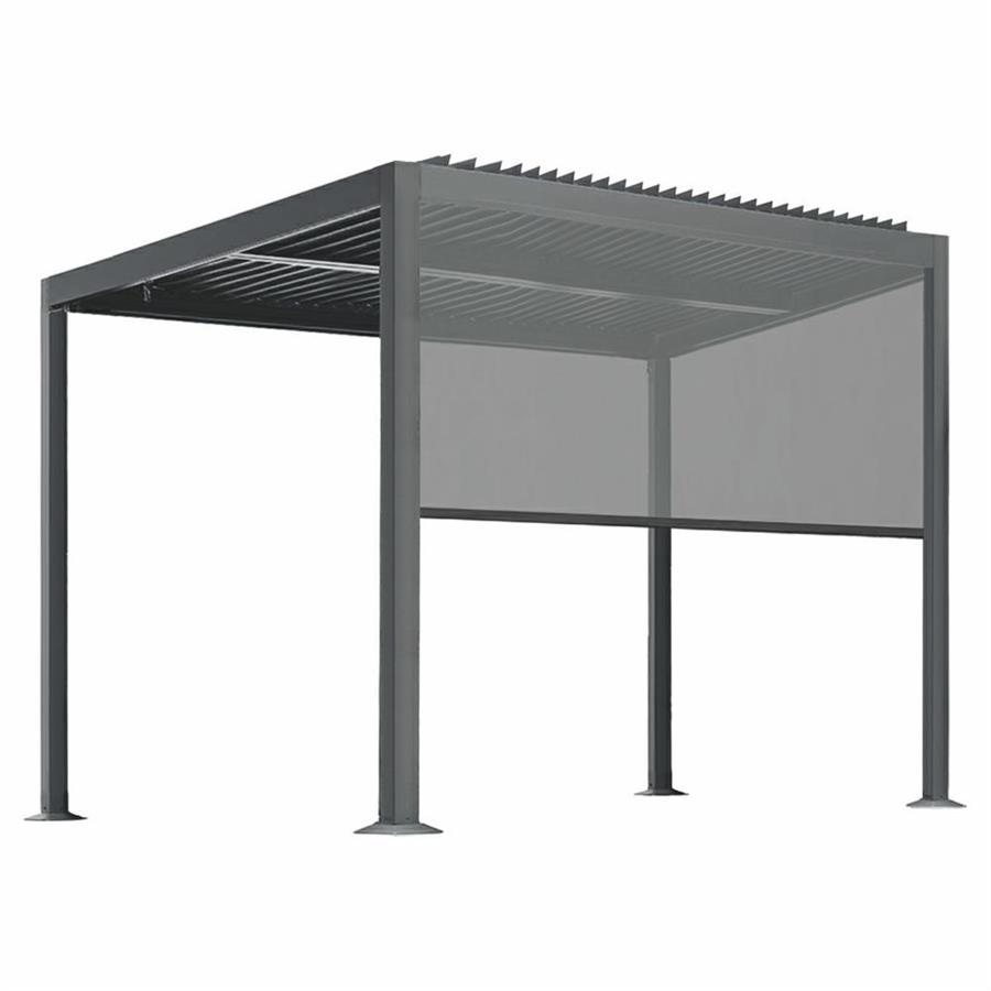 Tenda antracite Eden 3m per pergola con telecomando incluso