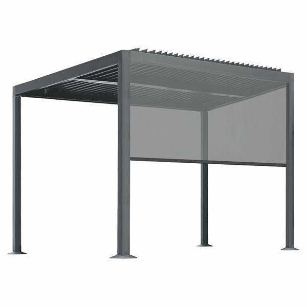 Tenda antracite Eden 3m per pergola con telecomando incluso