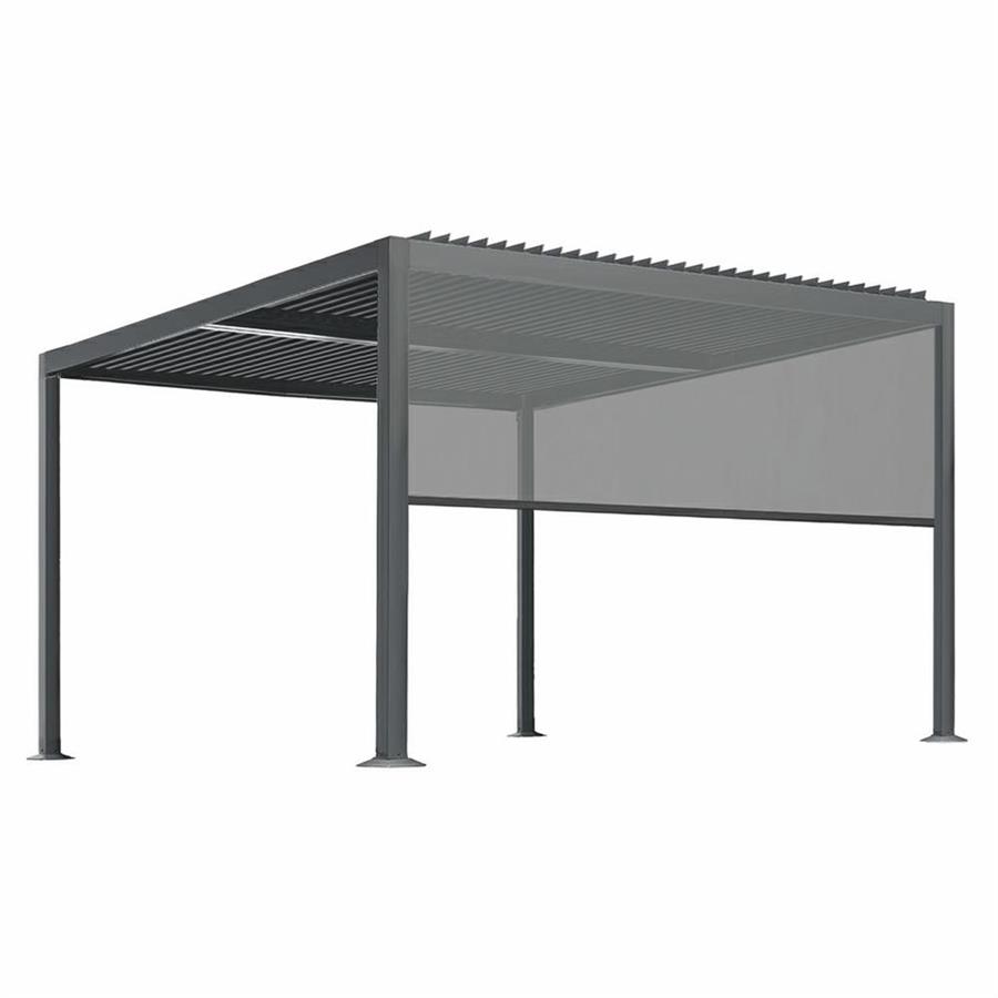Tenda antracite Eden 4m per pergola con telecomando incluso