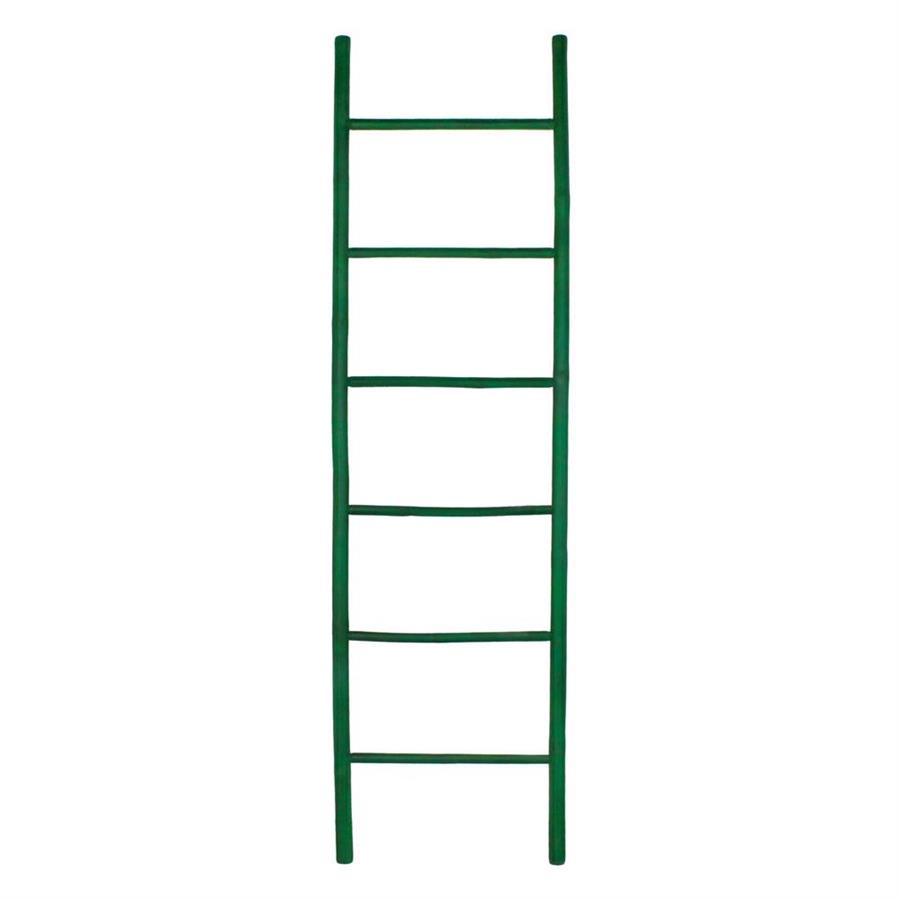 Scala decorativa in bambù verde 50x190 cm