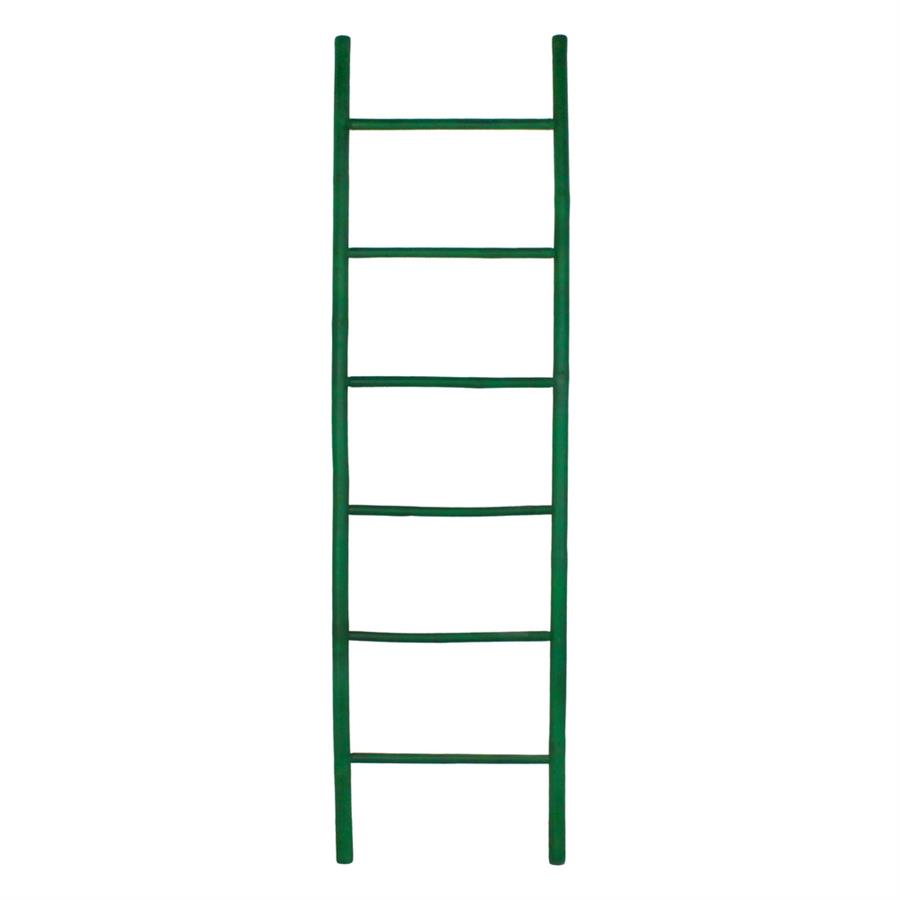 Scala decorativa in bambù verde 50x190 cm