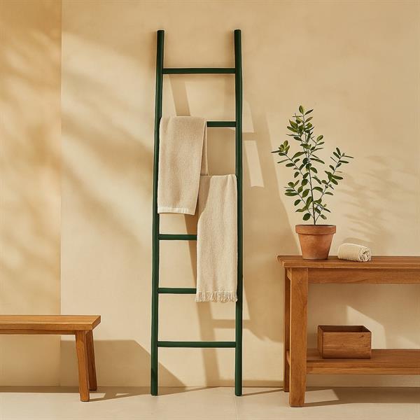 Scala decorativa in bambù verde 50x190 cm