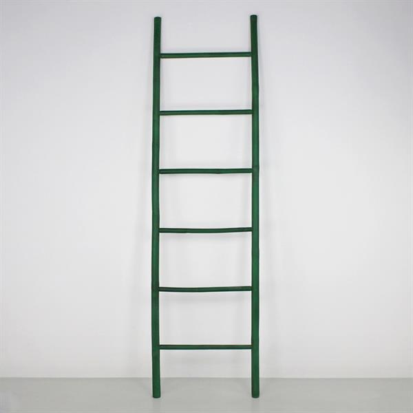 Scala decorativa in bambù verde 50x190 cm