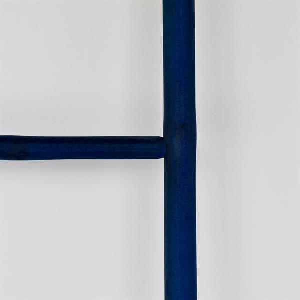 Scala decorativa in legno di bambù blu 50x190 cm