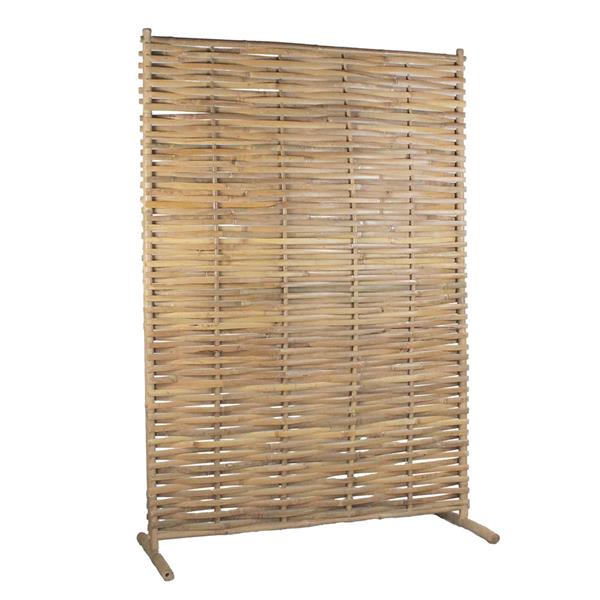 Paravento da giardino in legno di bambù 150x220 cm