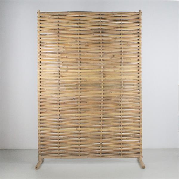 Paravento da giardino in legno di bambù 150x220 cm