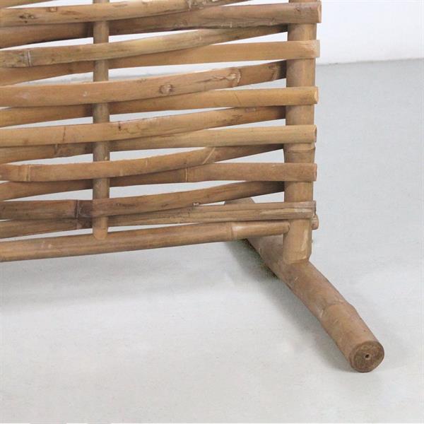 Paravento da giardino in legno di bambù 150x220 cm