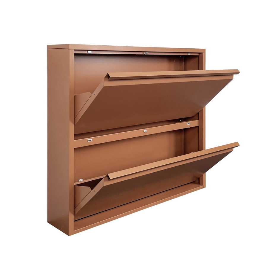 Scarpiera In Legno E Metallo F45 TU – Design Elegante, Verticale, A Risparmio Di Spazio