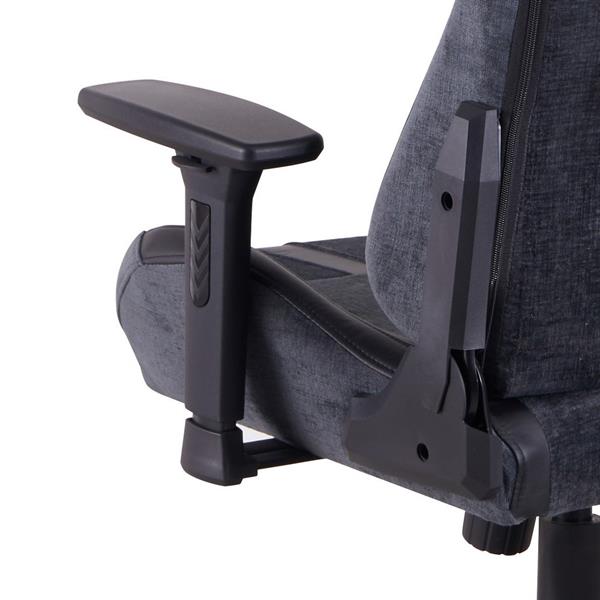 Sedia da gamer gialla e nera in PU con braccioli - Flyco