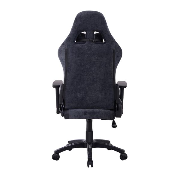 Sedia da gamer gialla e nera in PU con braccioli - Flyco