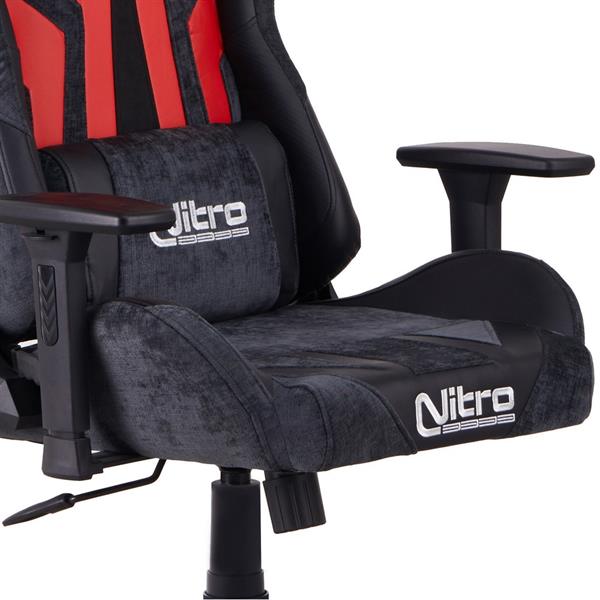 Poltrona da gioco in PU e microfibra 68x55x123-133 cm - Flyco