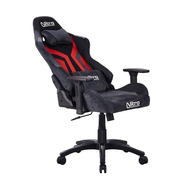 Poltrona da gioco in PU e microfibra 68x55x123-133 cm - Flyco