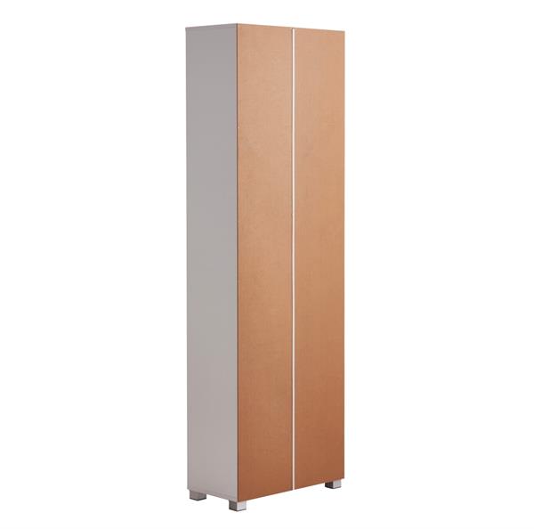 Libreria 5 ripiani color bianco opaco 60x30x189 cm - Buz