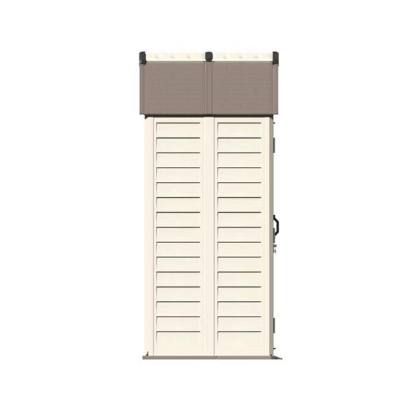 Modulo base Casetta da esterno in HDPE 211,2x114,7x252 cm bicolore