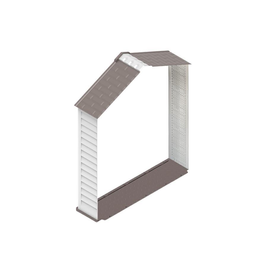 Modulo di estensione casetta 211,2x49,5x252 cm plastica