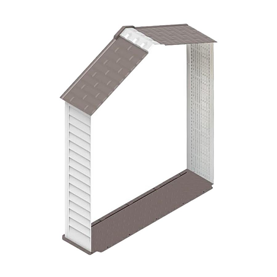 Modulo di estensione casetta HDPE 211,2x49,5x252 cm