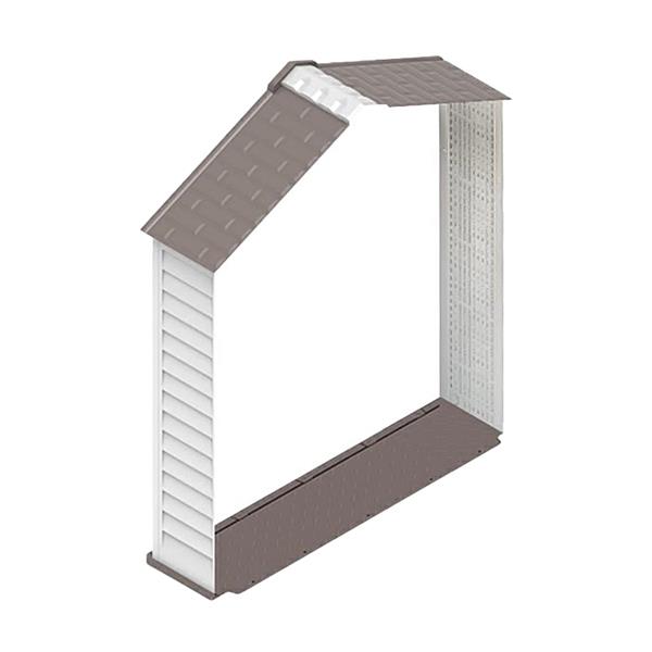 Modulo di estensione casetta HDPE 211,2x49,5x252 cm