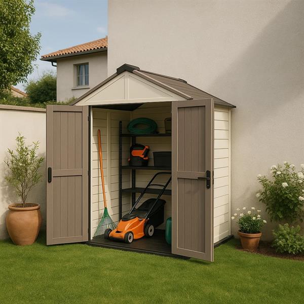 Modulo di estensione casetta HDPE 211,2x49,5x252 cm