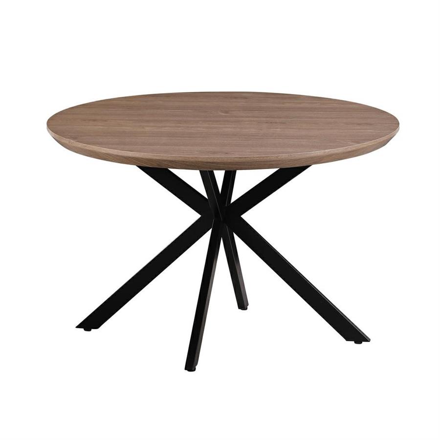 Tavolo da pranzo tondo 120 cm con top rovere - Gabry