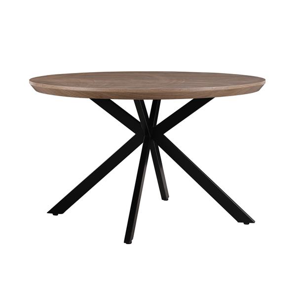 Tavolo da pranzo tondo 120 cm con top rovere - Gabry