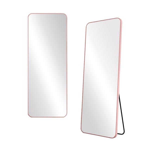 Specchio da terra o parete 50x160 cm con telaio oro rosa - Vichy