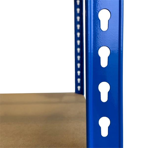 Scaffale industriale 500kg con ripiani in multistrato 180x180x60cm