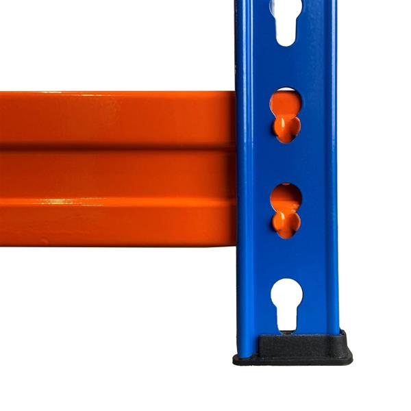 Scaffale industriale 500kg con ripiani in multistrato 180x180x60cm