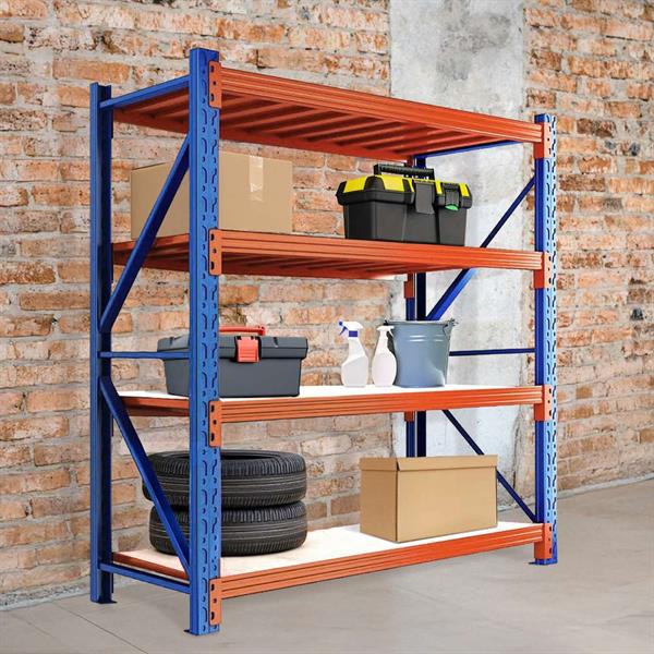 Scaffalatura metallica 200x50x200 cm per carichi pesanti 600 kg